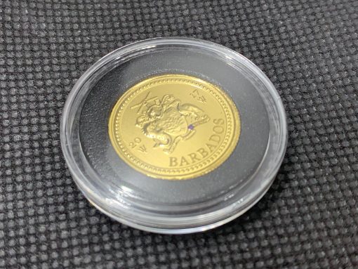 2017 (New) Barbados Trident Gold 1/5oz Coin #5662 - Image 6