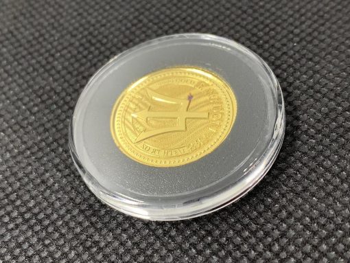 2017 (New) Barbados Trident Gold 1/5oz Coin #5662 - Image 3