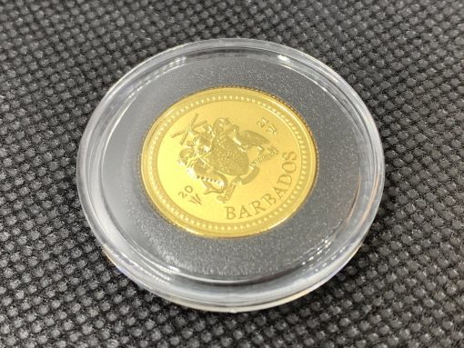 2017 (New) Barbados Trident Gold 1/5oz Coin #5663 - Image 6