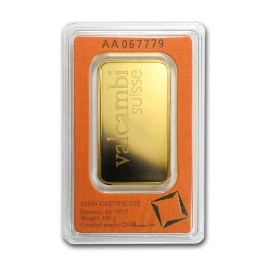 (New) Swiss Valcambi Gold 100 gram Bar - Image 2