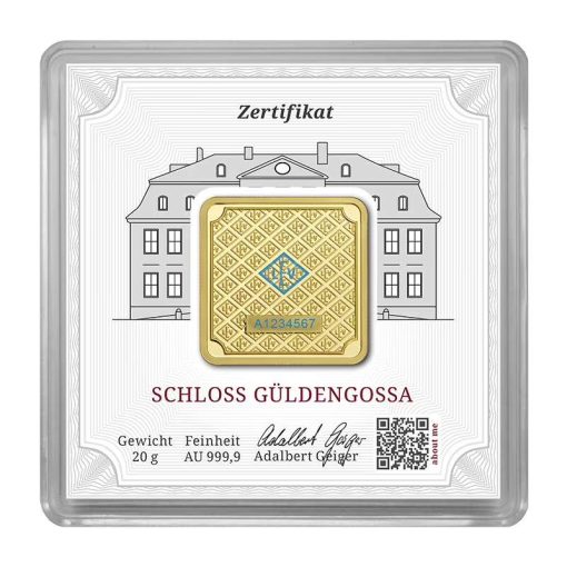 (新品) ガイガー 純金 20グラム スクエア ミント バー - 画像 (2)