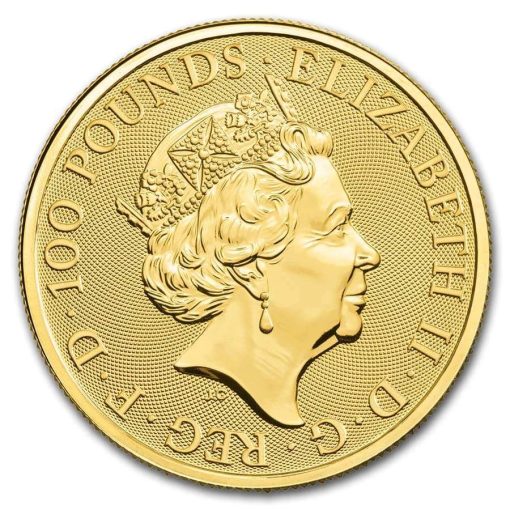 2019 (New) Great Britain Queens Beast The Yale Gold 1 oz Coin - Image 2