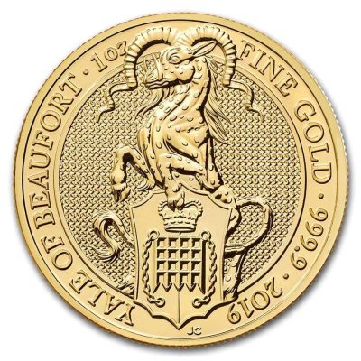 2019 (New) Great Britain Queens Beast The Yale Gold 1 oz Coin