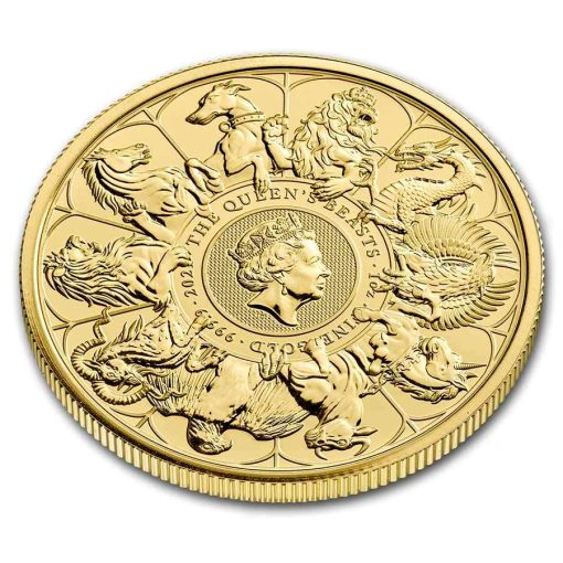 【3日以内に発送】2021年 (新品) イギリス「クィーンズ ビースト・コンプリーター」純金 1オンス 金貨 #9026 - 画像 (3)