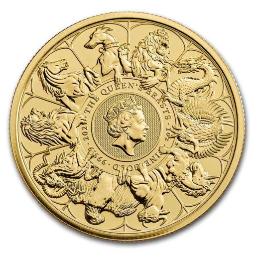 【3日以内に発送】2021年 (新品) イギリス「クィーンズ ビースト・コンプリーター」純金 1オンス 金貨 #9026