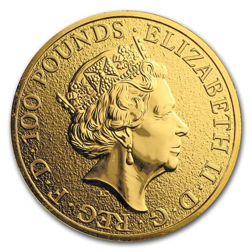 2017年 (新品) イギリス「クィーンズ ビースト・グリフィン」純金 1オンス 金貨 - 画像 (2)