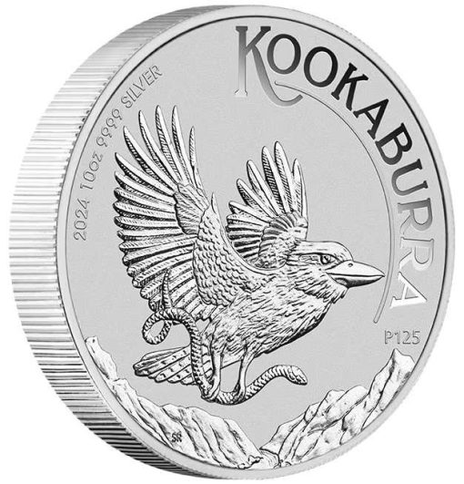 2024 (New) Australian Kookaburra Perth Mint 10 oz Silver Coin - Image 3