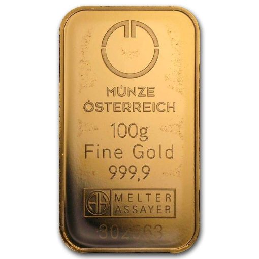 (New) Austrian Mint Gold 100 gram Bar - Image 3