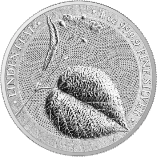 2022 (New) Linden Leaf Silver 1 oz Coin