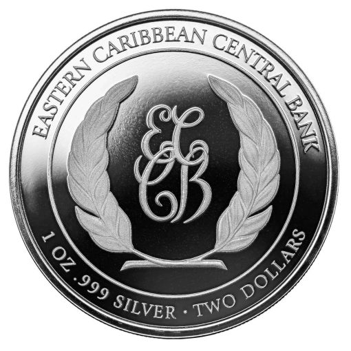 2023 St. Kitts & Nevis Conch Shell Silver 1 oz Color Proof Coin - Image 3