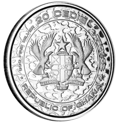 2023 (New) Republic of Ghana African Leopard Silver 1 oz Coin - Image 4