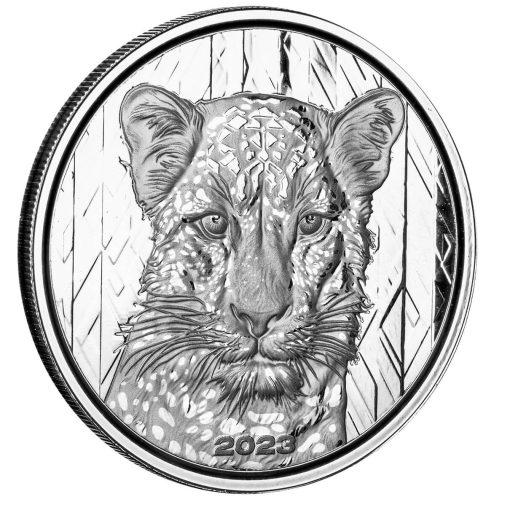 2023 (New) Republic of Ghana African Leopard Silver 1 oz Coin - Image 3