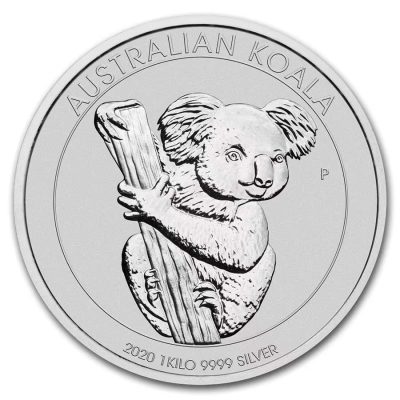 2020年 (新品) オーストラリア「コアラ」純銀 1キロ 銀貨
