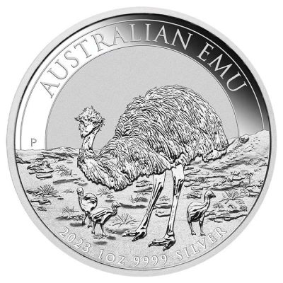 2023 (New) Australian Emu Silver 1 oz Coin