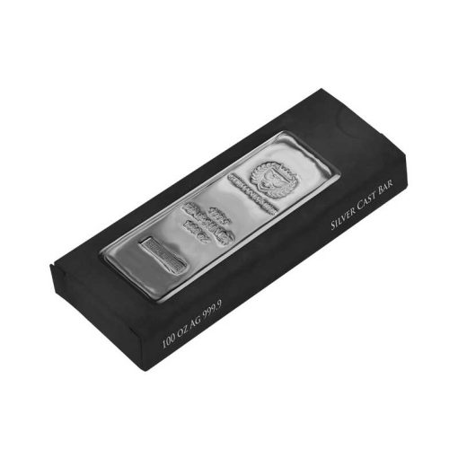 (New) Germania Silver 100 oz Cast Bar - Image 2