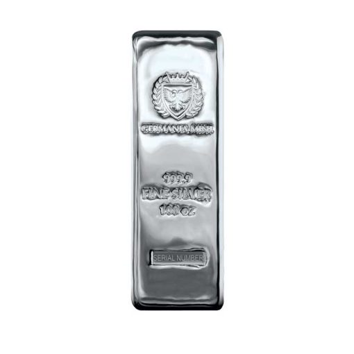 (New) Germania Silver 100 oz Cast Bar