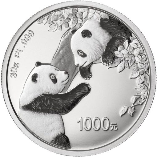 2023年 (新品) 中国 パンダ 純プラチナ 30グラム プルーフ プラチナ貨 - 画像 (2)