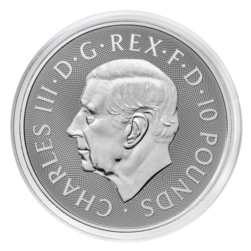 2024年 (新品) イギリス「ロイヤルチューダービースト・ウェールズのドラゴン」純銀 10オンス 銀貨 - 画像 (6)