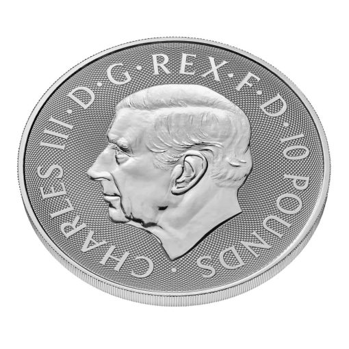2024年 (新品) イギリス「ロイヤルチューダービースト・ウェールズのドラゴン」純銀 10オンス 銀貨 - 画像 (4)