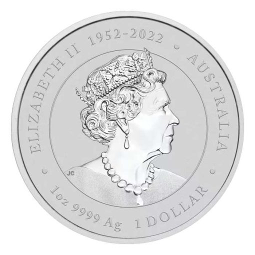 2024 (New) Australian Lunar Year of the Dragon Blue Dragon Silver 1 oz Color Coin - Image 2