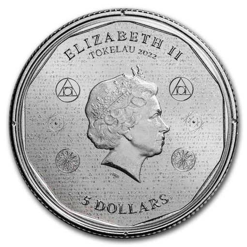 2022 (New) Tokelau Vivat Humanitas Silver 1 oz Coin - Image 2