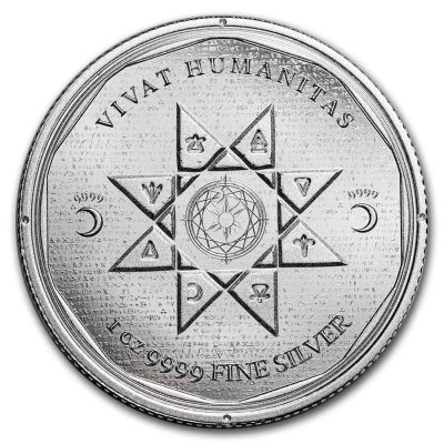 2022 (New) Tokelau Vivat Humanitas Silver 1 oz Coin