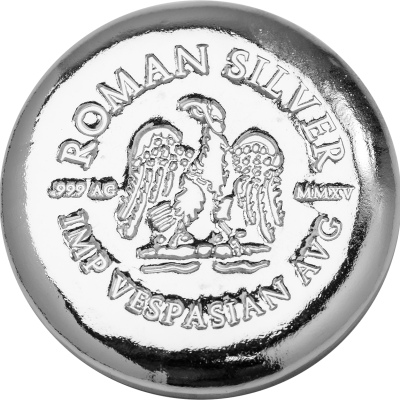 (New) USA Roman Eagle Silver 5 oz Button