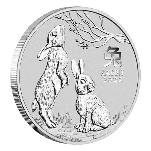 2023 (New) Australian Year of the Rabbit Lunar Silver 1/2 oz Coin - Image 3