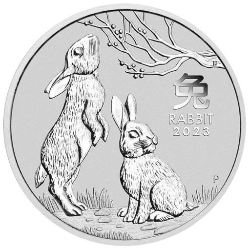 2023 (New) Australian Year of the Rabbit Lunar Silver 1/2 oz Coin