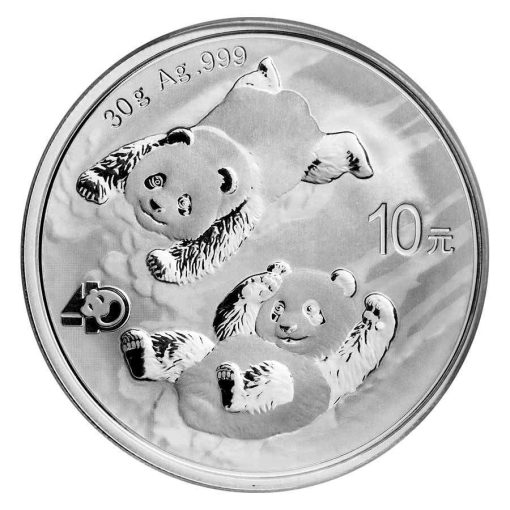 2022 (New) Chinese Panda First Release Silver 30 gram Coin PCGS MS70 (First Day of Issue) - Image 2