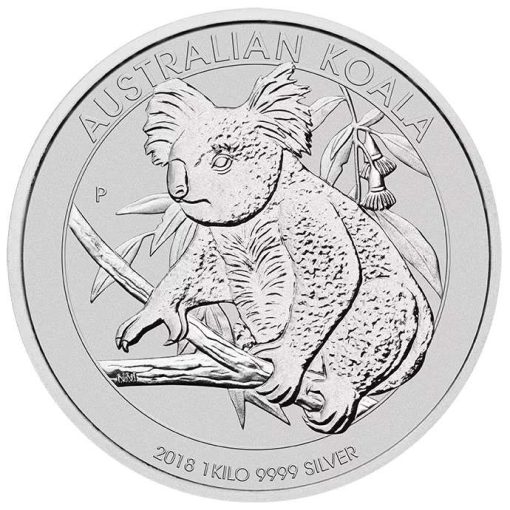 2018 (New) Australian Koala Perth Mint Silver 1 Kilogram Coin