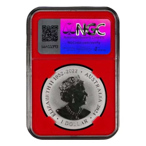 2024 (New) Australia's Most Dangerous Tiger Snake Silver 1 oz Coin NGC MS70 - Image 2