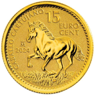 2024年 (新品) スペイン「カルトゥーハの馬」純金 1/10オンス 金貨