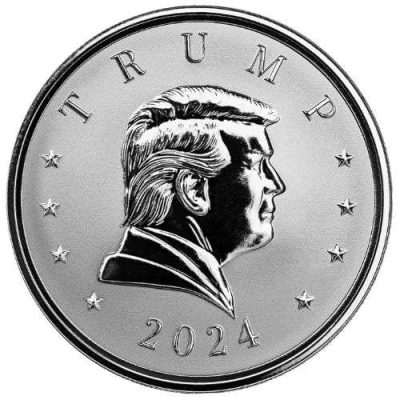 (新品) アメリカ「ドナルド・J・トランプ 大統領勲章」純銀 5オンス メダル