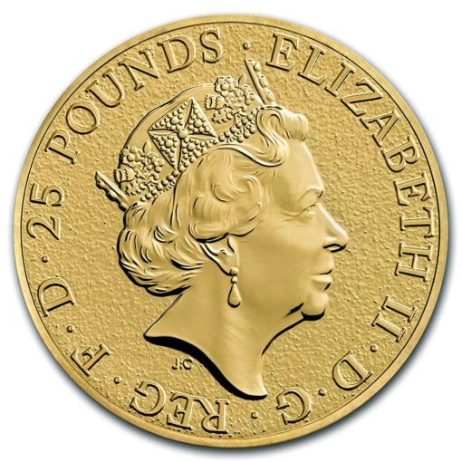 2016 (New) Great Britain Queens Beast The Lion Gold 1/4 oz Coin - Image 2