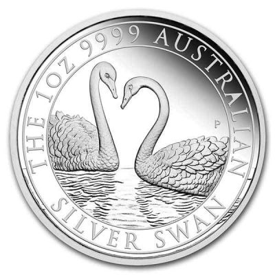 2022 (New) Australian Swan Silver 1 oz Proof Coin