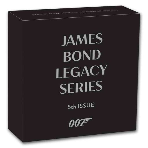 2024年 (新品) ツバル「ジェームズ ボンド・007 レガシー シリーズ 第5弾」純銀 1オンス プルーフ 銀貨 - 画像 (6)