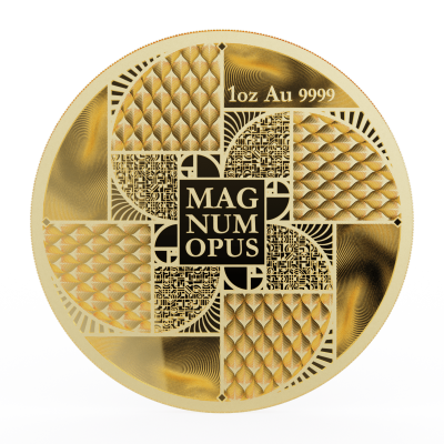 2023年 (新品) ニウエ「マグヌム・オプス」純金 1オンス 金貨