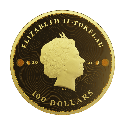 2021 (New) Tokelau Equilibrium Gold 1 oz Coin - Image 2