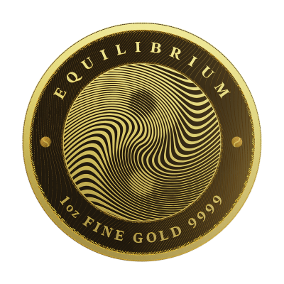 2021 (New) Tokelau Equilibrium Gold 1 oz Coin
