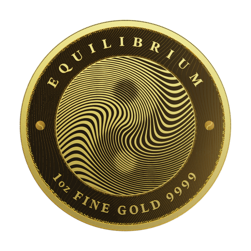 2021 (New) Tokelau Equilibrium Gold 1 oz Coin