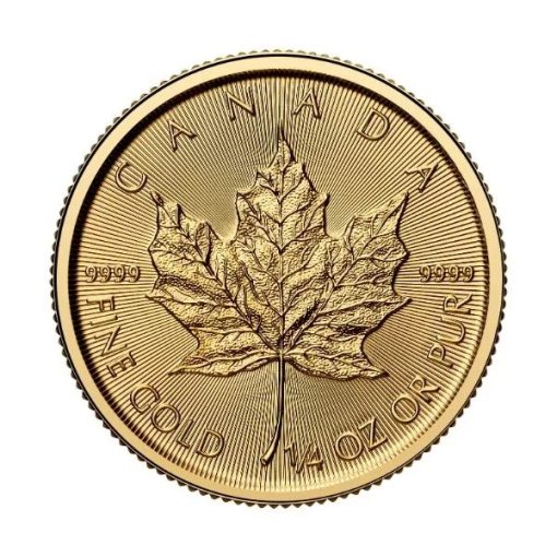 2025 (New) Canadian Maple Leaf Gold 1/4 oz Coin