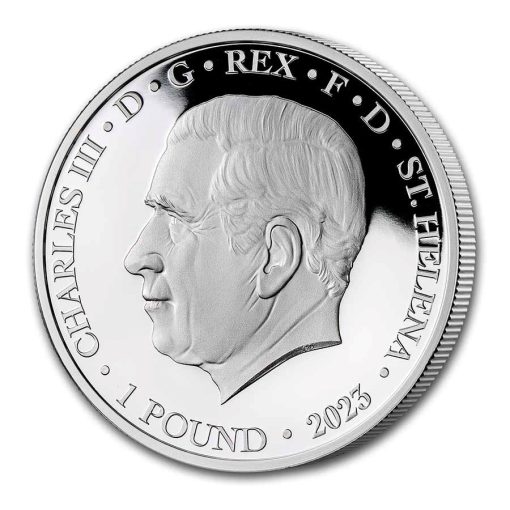 2023 (New) St. Helena Goddess Eos and the Horses Silver 1 oz Proof Coin - Image 5