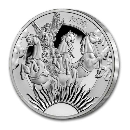2023 (New) St. Helena Goddess Eos and the Horses Silver 1 oz Proof Coin - Image 4
