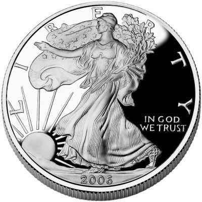 2006 (New) American Eagle Walking Liberty Silver 1 oz Proof Coin