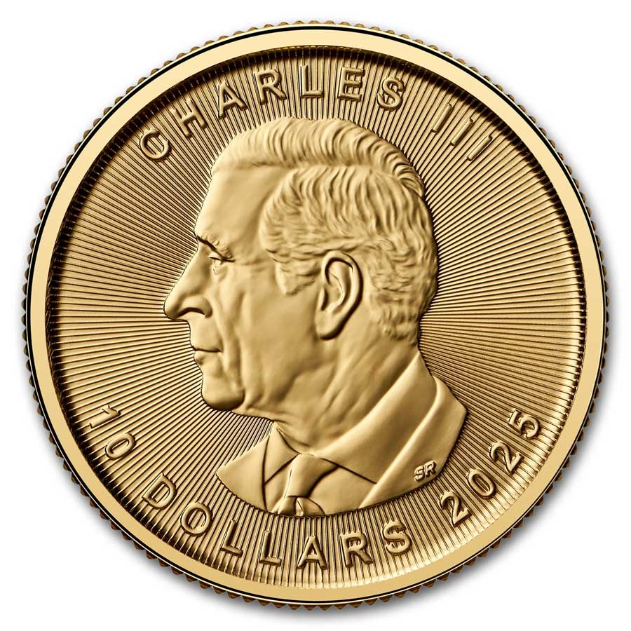 カナダ メイプルリーフ 銀貨1オンス 2025 2枚セット 2025年 (新品) カナダ「メイプルリーフ」純銀 1オンス 銀貨