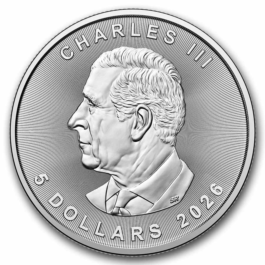2026 (New) Canadian Maple Leaf 1 oz Silver Coin - Image 2