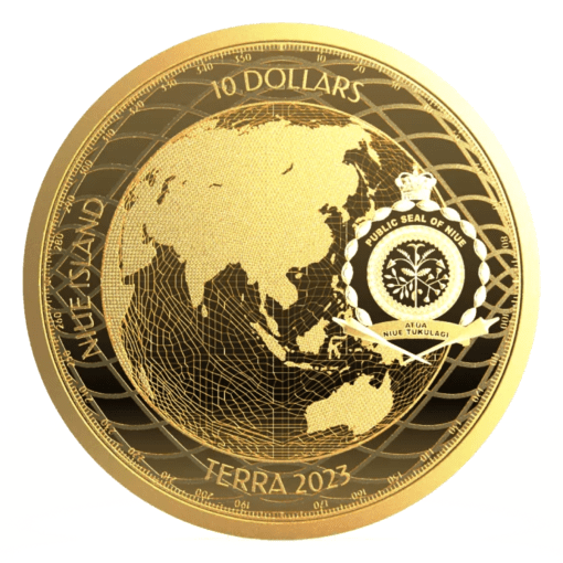 2023 (New) Niue Terra Gold 1/10 oz Coin - Image 2