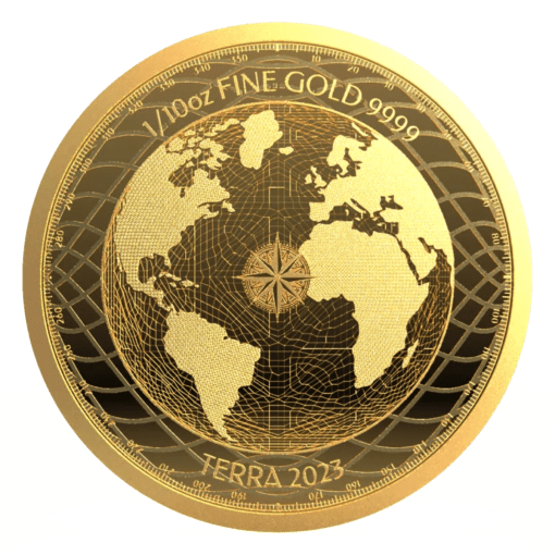 2023 (New) Niue Terra Gold 1/10 oz Coin