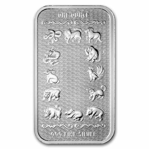 2025 (New) Year of the Snake Lunar Silver 1 oz Bar - Image 2